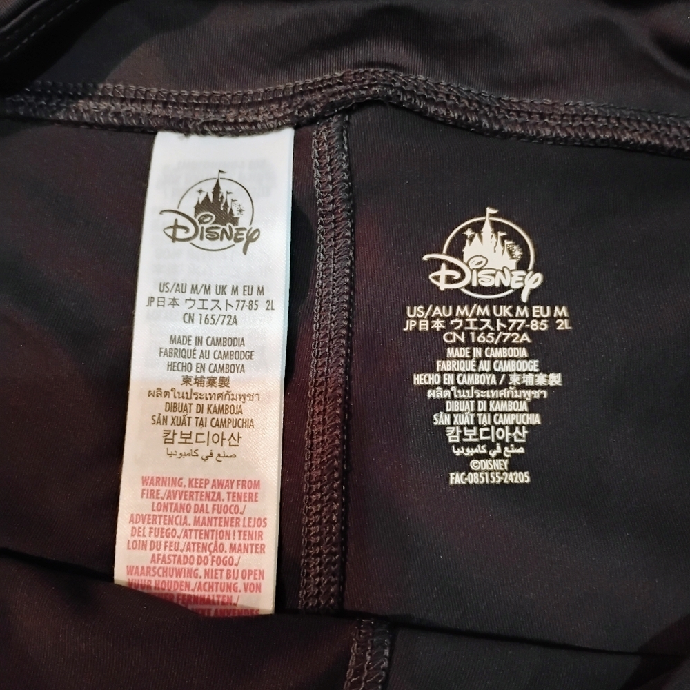 Disney Black Athletic Skort with Teal Castle and Mickey Graphic - Picture 3 of 6